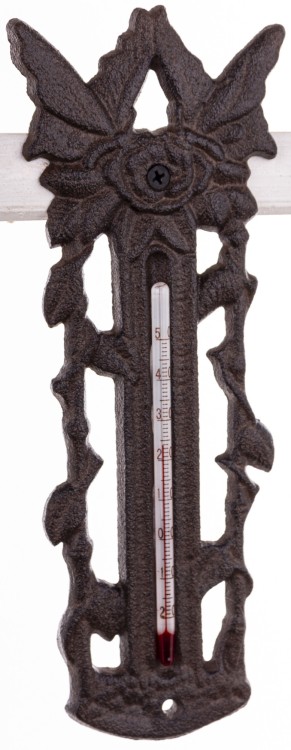 TERMOMETR ŚCIENNY ŻELIWNY 25,5CM
