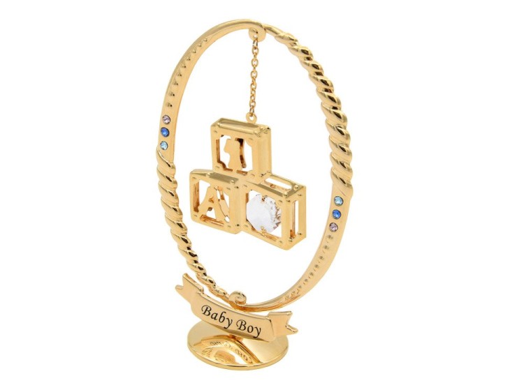 KLOCKI W OBRĘCZY  PODUCTS WITH SWAROVSKI - Baby Boy