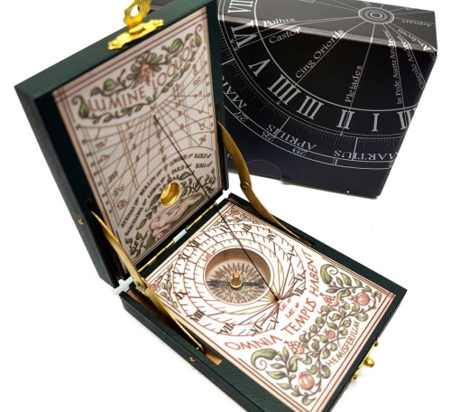 ZEGAR SŁONECZNY KEPLER KOMPAS WIEKO MOSIĘŻNE