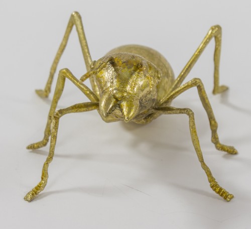 FIGURKA MRÓWKA ZŁOTA 10x19x12CM