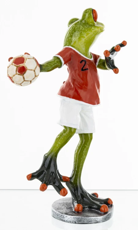 FIGURKA - ŻABA PIŁKARZ RĘCZNY 17CM