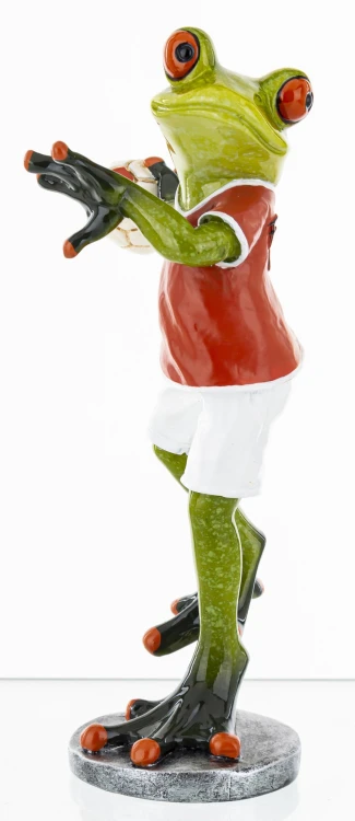 FIGURKA - ŻABA PIŁKARZ RĘCZNY 17CM