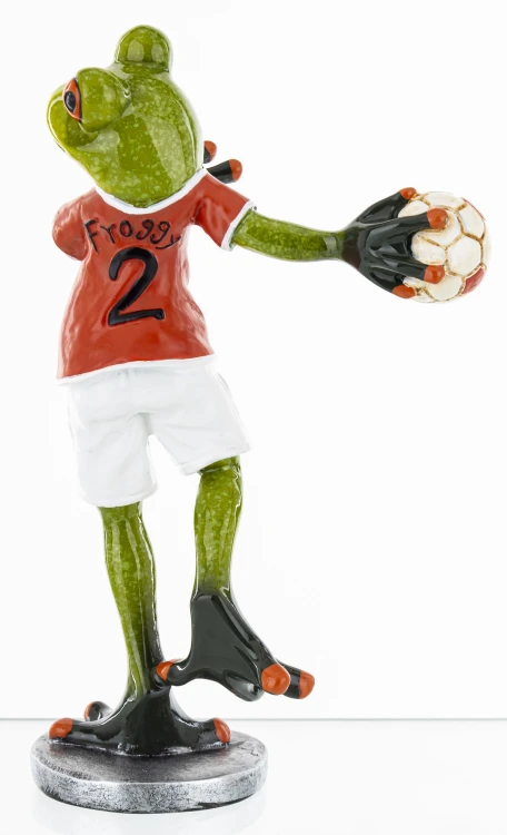 FIGURKA - ŻABA PIŁKARZ RĘCZNY 17CM