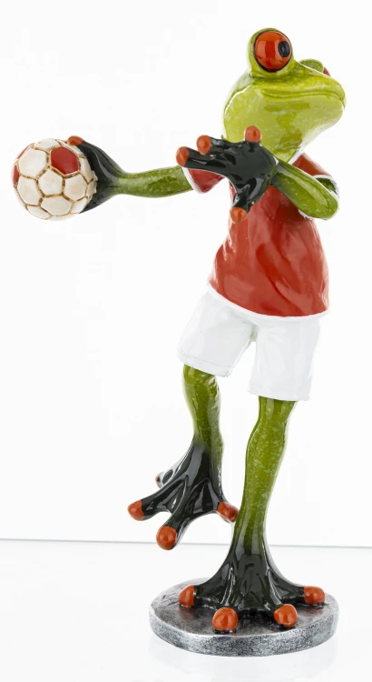 FIGURKA - ŻABA PIŁKARZ RĘCZNY 17CM