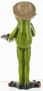 FIGURKA - ŻABA MALARKA ARTYSTKA 16CM