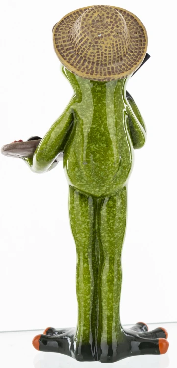 FIGURKA - ŻABA MALARKA ARTYSTKA 16CM