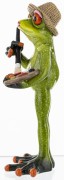 FIGURKA - ŻABA MALARKA ARTYSTKA 16CM