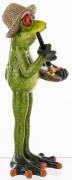 FIGURKA - ŻABA MALARKA ARTYSTKA 16CM