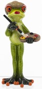 FIGURKA - ŻABA MALARKA ARTYSTKA 16CM