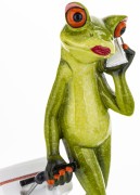FIGURKA - ŻABA PODRÓŻNICZKA Z WALIZKĄ 18,5CM