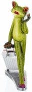 FIGURKA - ŻABA PODRÓŻNICZKA Z WALIZKĄ 18,5CM