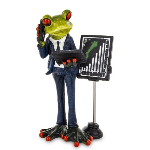 FIGURKA - ŻABA MAKLER ANALITYK CORPO 15CM