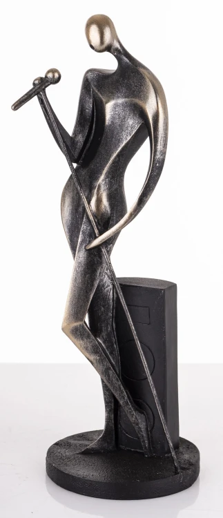 FIGURKA MUZYK - WOKALISTA PIOSENKARZ ARTYSTA 32CM