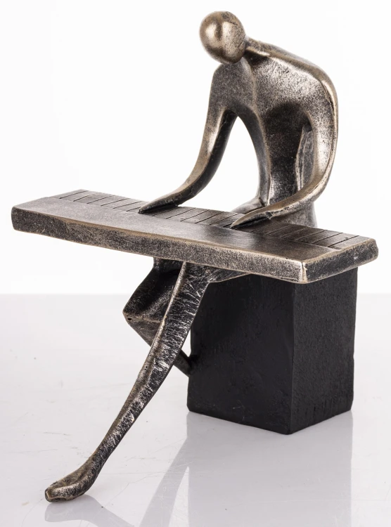 FIGURKA MUZYK - KLAWISZOWIEC FORTEPIAN ARTYSTA 18CM