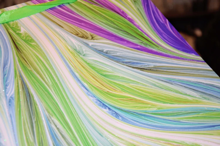 KOLOROWA ELEGANCKA TOREBKA UPOMINKOWA 24x17,7x8,4