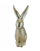 CERAMICZNY KRÓLIK ZŁOTY 18cm