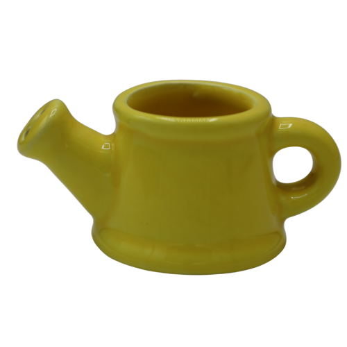 FIGURKA - MINI KONEWKA ŻÓŁTA CERAMICZNA 7,7CM