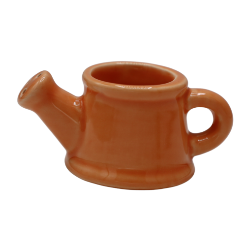 FIGURKA - MINI KONEWKA POMARAŃCZOWA CERAMICZNA 7,7CM