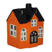 POMARAŃCZOWY DOMEK NA T-LIGHTY 10,7x8,8x14,3 cm