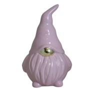 SKRZAT CERAMICZNY RÓŻOWY ZE ZŁOTYM NOSKIEM MAŁY 15cm