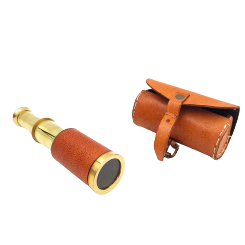 Mini lunetka w skórzanym etui