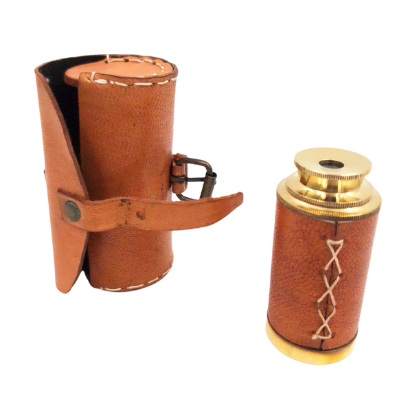 Mini lunetka w skórzanym etui