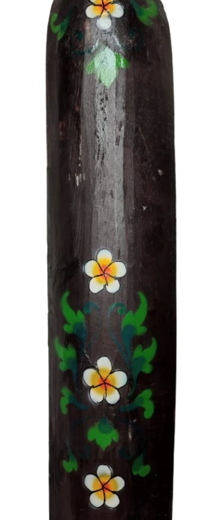 DREWNIANA MASKA KWIATY 100CM