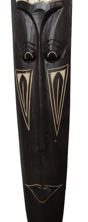 DREWNIANA MASKA RZEŹBIONA 100CM