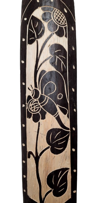 DREWNIANA MASKA RZEŹBIONA 100CM