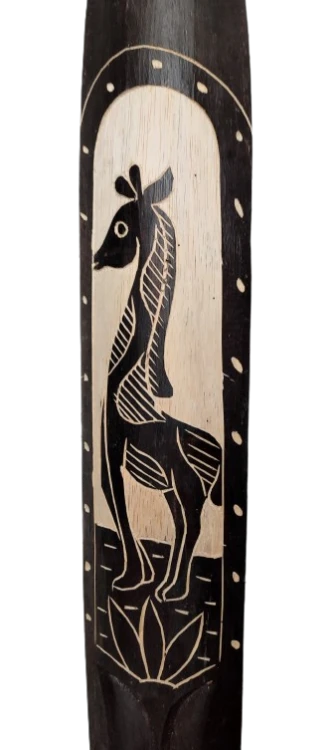 DREWNIANA MASKA RZEŹBIONA 100CM