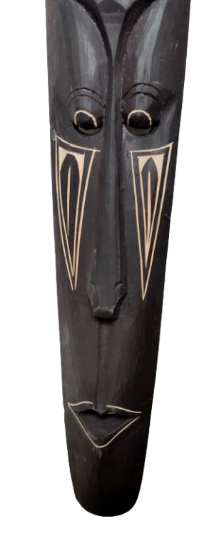 DREWNIANA MASKA RZEŹBIONA 100CM