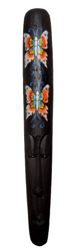 DREWNIANA MASKA MOTYLE 100CM