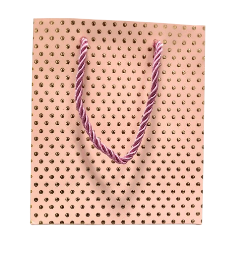 TOREBKA UPOMINKOWA RÓŻOWA MAŁA