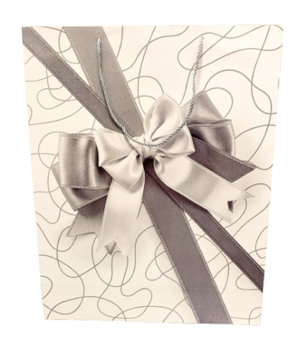 TOREBKA UPOMINKOWA DUŻA XL Z KOKARDĄ