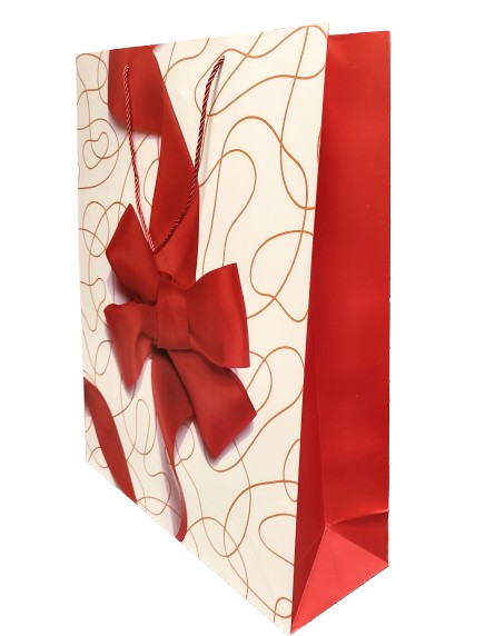 TOREBKA UPOMINKOWA DUŻA XL Z KOKARDĄ