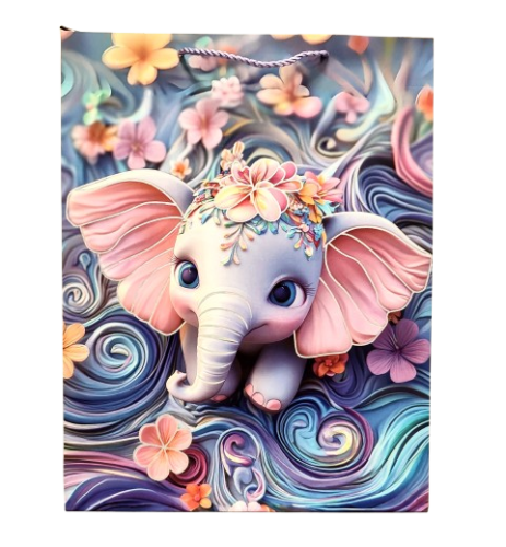 TOREBKA UPOMINKOWA ZE SŁONIEM