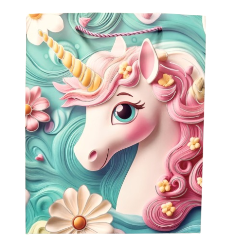 TOREBKA UPOMINKOWA Z JEDNOROŻCEM