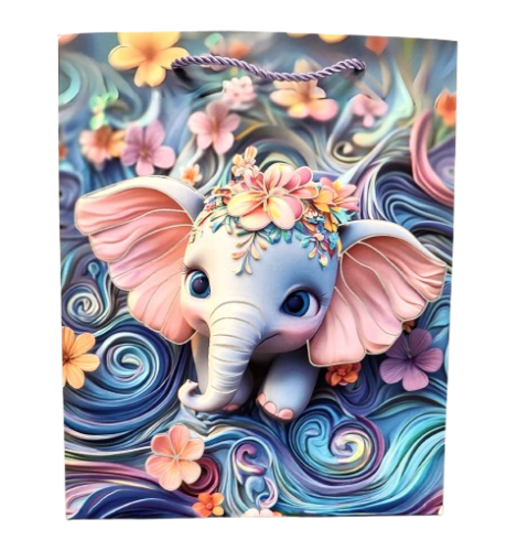 TOREBKA UPOMINKOWA ZE SŁONIEM