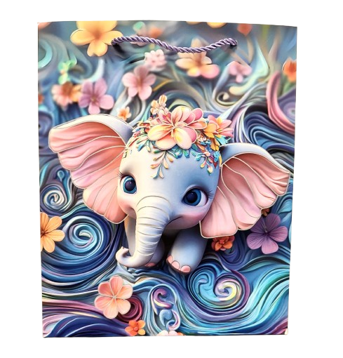 TOREBKA UPOMINKOWA ZE SŁONIEM