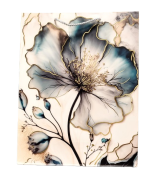 TOREBKA UPOMINKOWA Z MOTYWEM KWIATOWYM