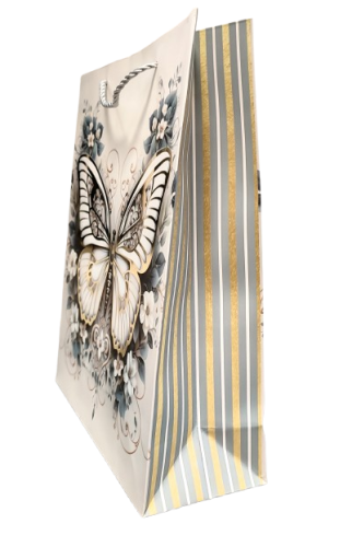 TOREBKA UPOMINKOWA Z MOTYLEM