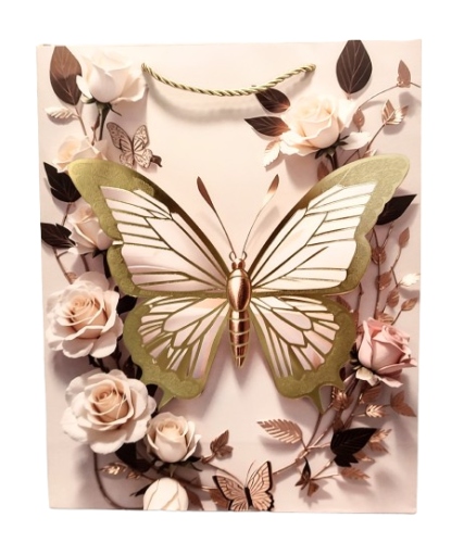 TOREBKA UPOMINKOWA Z MOTYLEM