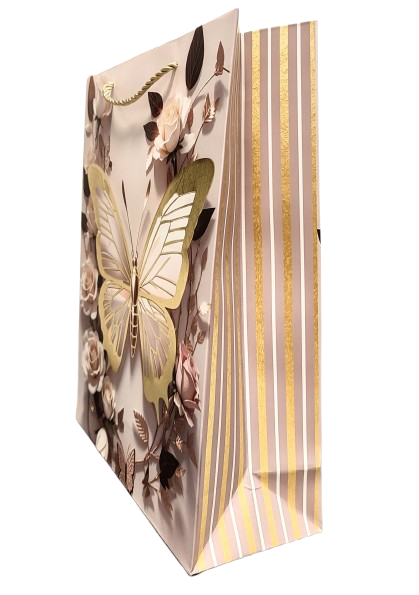 TOREBKA UPOMINKOWA Z MOTYLEM