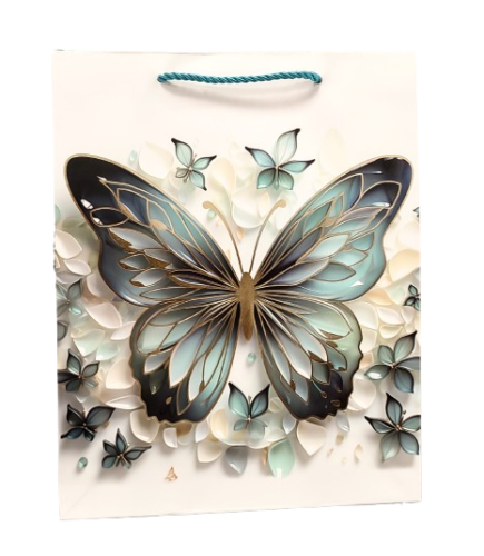 TOREBKA UPOMINKOWA Z MOTYLEM