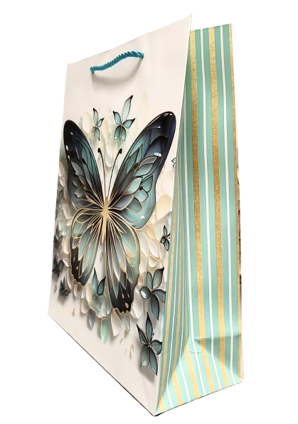 TOREBKA UPOMINKOWA Z MOTYLEM