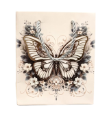 TOREBKA UPOMINKOWA Z MOTYLEM XS