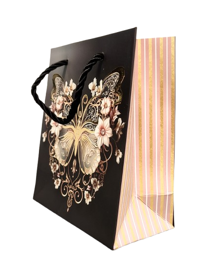 TOREBKA UPOMINKOWA Z MOTYLEM XS