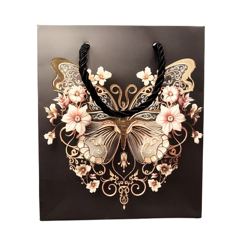 TOREBKA UPOMINKOWA Z MOTYLEM XS