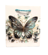 TOREBKA UPOMINKOWA Z MOTYLEM XS