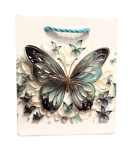 TOREBKA UPOMINKOWA Z MOTYLEM XS